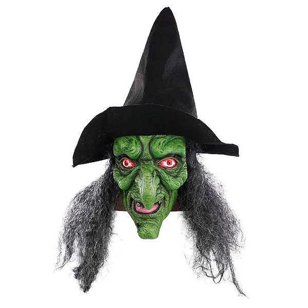 Máscara Bruxa Velha Halloween
