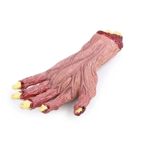 Membros Mão em Decomposição Halloween - 1 Unidade