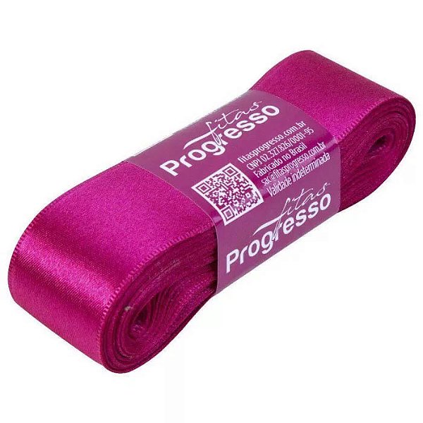 Fita Cetim Simples 30mm x 10metros - Pink