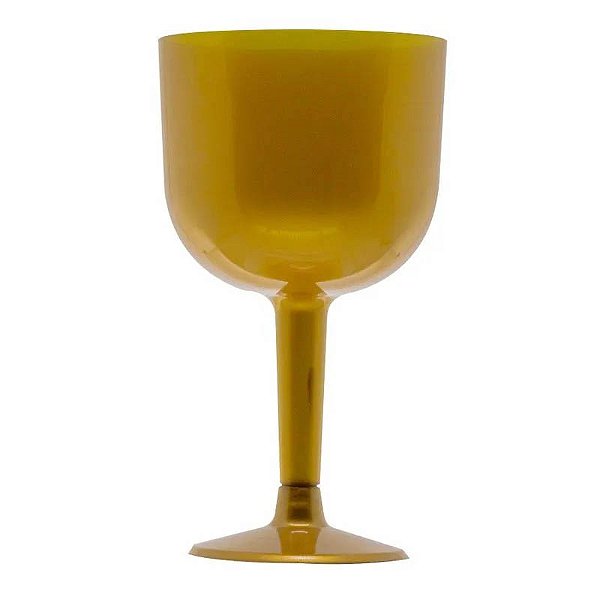 Taça Pit Gin Dourado 500ml - 4 Unidades