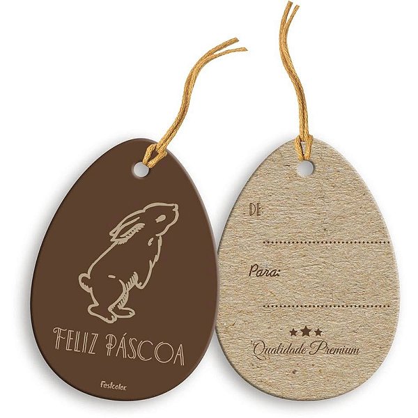 Etiqueta Para Presente Tag Páscoa Ovos - Modelos Variados - 12 Unidades