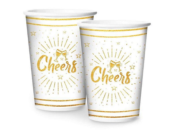 Copo de Papel Celebre Festas 180ml - 8 Unidades