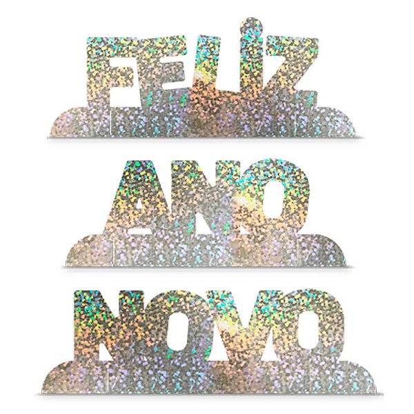 Decoração De Mesa Papel Cartão Feliz Ano Novo