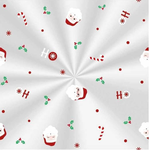 Saco Transparente Noel Chegou 15cm x 22cm - 50 Unidades