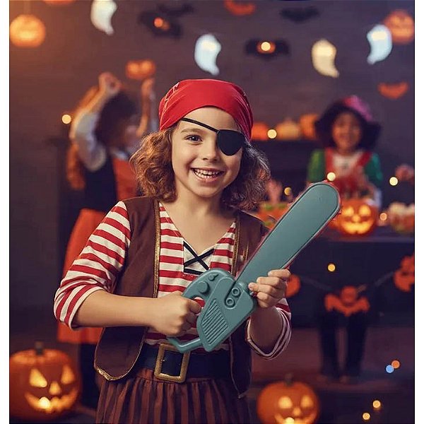 Fantasia Acessório Halloween Motossera 40CM