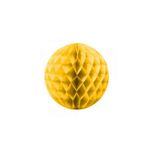 Balão Colmeia Origami Festa Amarelo de 20 cm