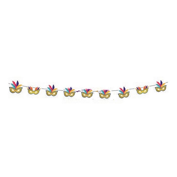 Enfeite Faixa Decorativa Mascara Folia 1,50 Metros