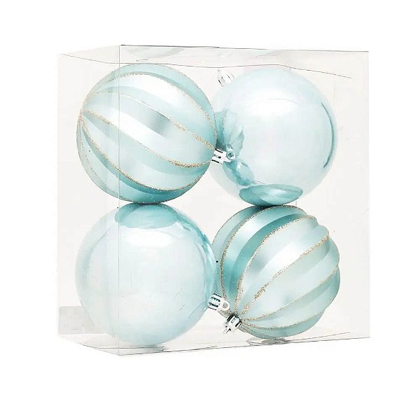 Kit C/4 Bolas Gomos/lisas 10cm - 4 Unidades