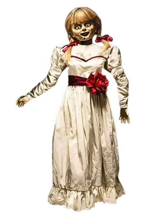 Painel Decorativo Annabelle Halloween 95x36cm – Cartonado Temático de Terror