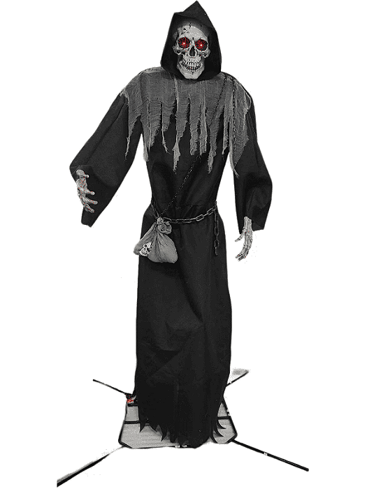 Boneco Morte Halloween – Decorativo com Visual Assustador  250cm