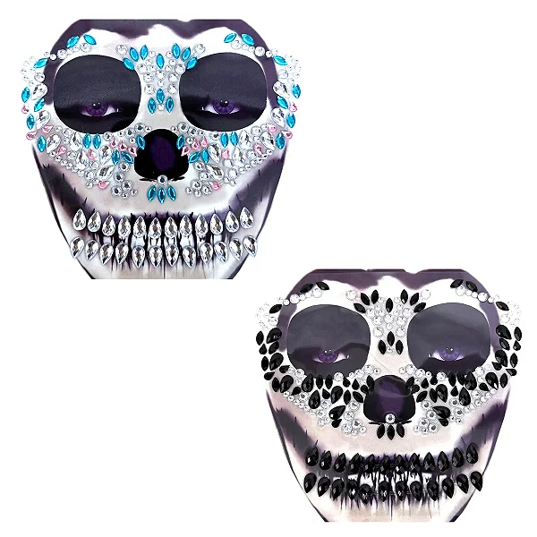 Adesivo Facial Halloween – Transforme Seu Rosto em Uma Fantasia Assustadora! - Sortidos - 1 Unidade