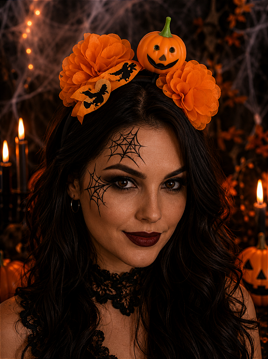 Tiara Halloween Abóbora