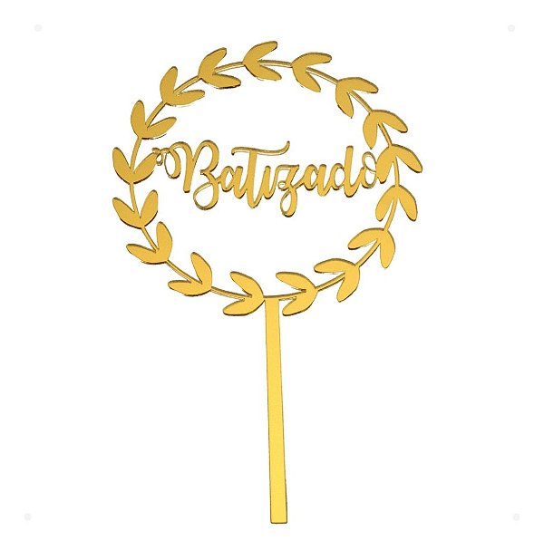 Mini Topo de Bolo Batizado