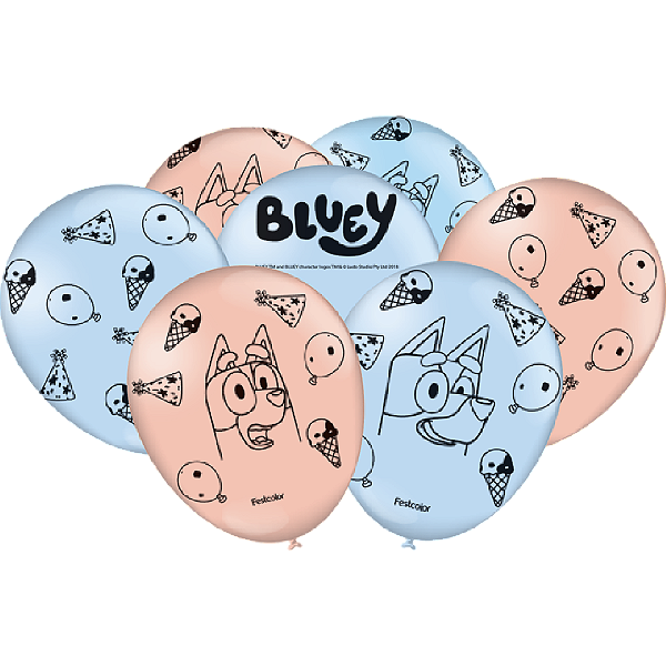 🎈 Balão Bluey Festcolor – 25 unidades
