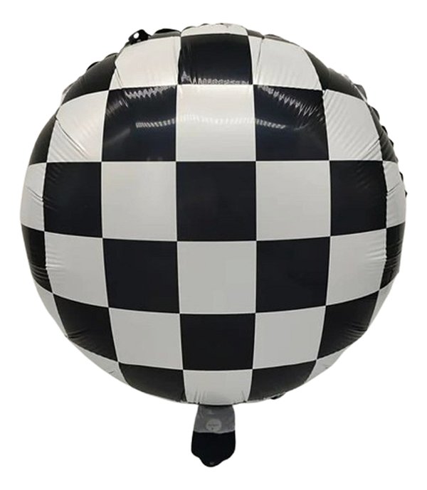 Balão Quadriculado “Pista de Corrida” – 45 cm