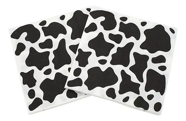 Guardanapo de Papel – Estampa Vaquinha (32 cm / 20 unidades)