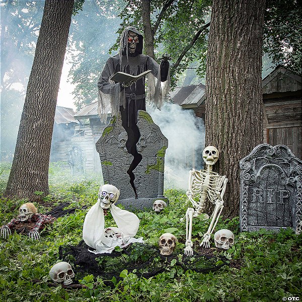 Caveira da Morte Russel 210cm - Movimentos / Som e Luz