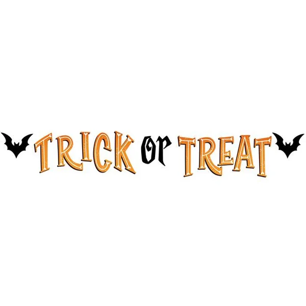 Faixa Trick or Treat – Decoração Temática para Halloween
