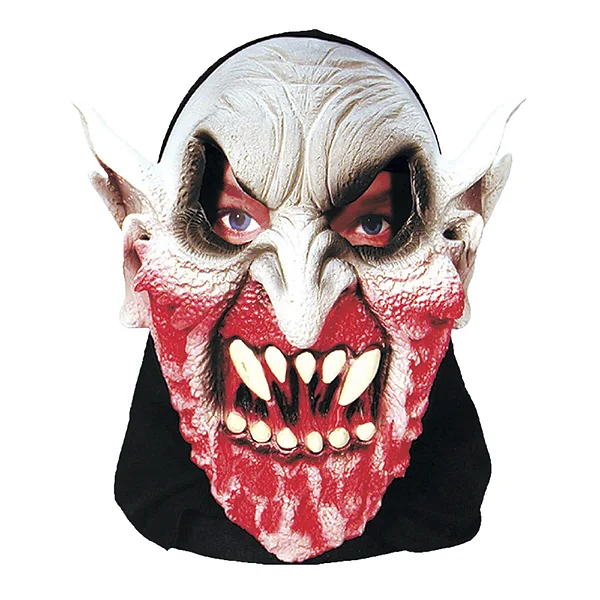 Máscara Monstro Carnívoro com Capuz – Fantasia Aterrorizante para Halloween, Carnaval e Festas à Fantasia