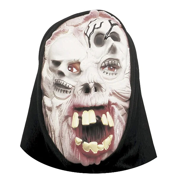 Máscara Caveiroso com Capuz – Fantasia Assustadora para Halloween e Carnaval