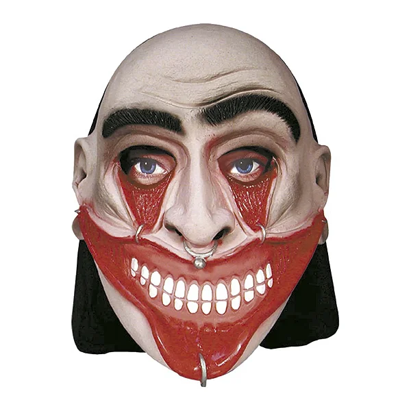 Máscara Esticado com Capuz – Fantasia Assustadora para Halloween e Carnaval