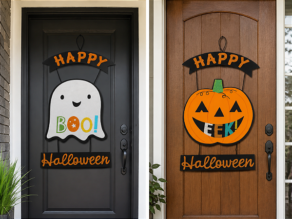 Enfeite de Porta Halloween – Modelos Sortidos