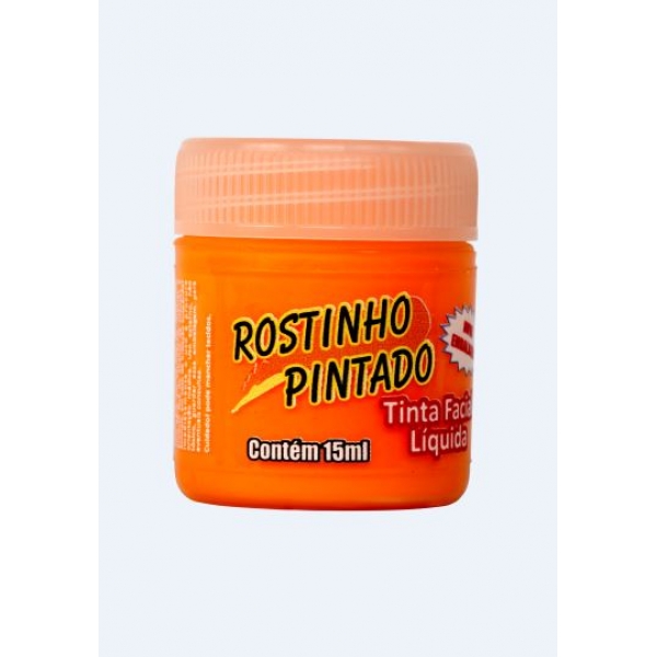 Tinta Facial Líquida 15ml - Laranja