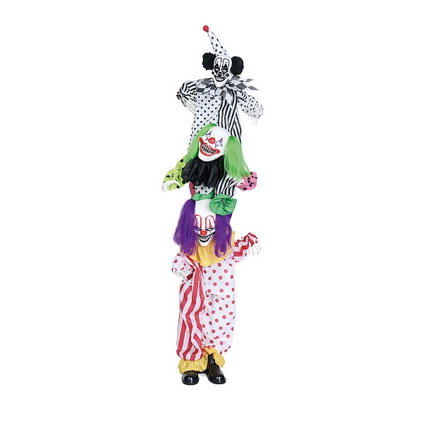 Boneco Trio de Palhaços Ralf, Billy e Fred – 165 cm com Som, Luz e Movimento