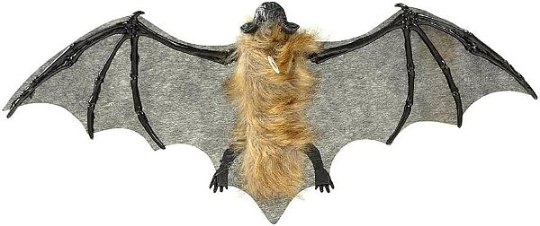 Morcego Plástico Asas Abertas – Decoração Halloween