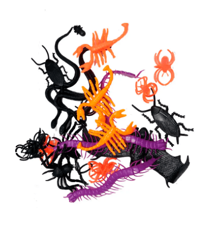 Halloween Insetos Horripilantes Terror – Kit com 24 Unidades