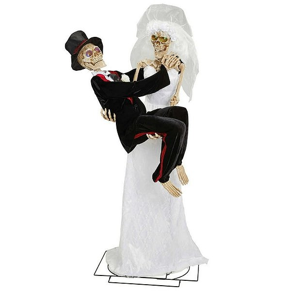 Casal de Noivos Henry e Charlotte 1,85m – Com Som, Luz e Movimento