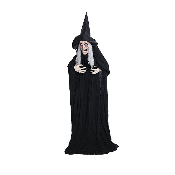 Boneco Bruxa Amália com Som, Luz e Movimento – 186cm
