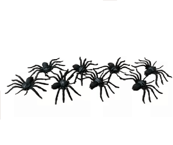 Kit Decorativo com 8 Aranhas