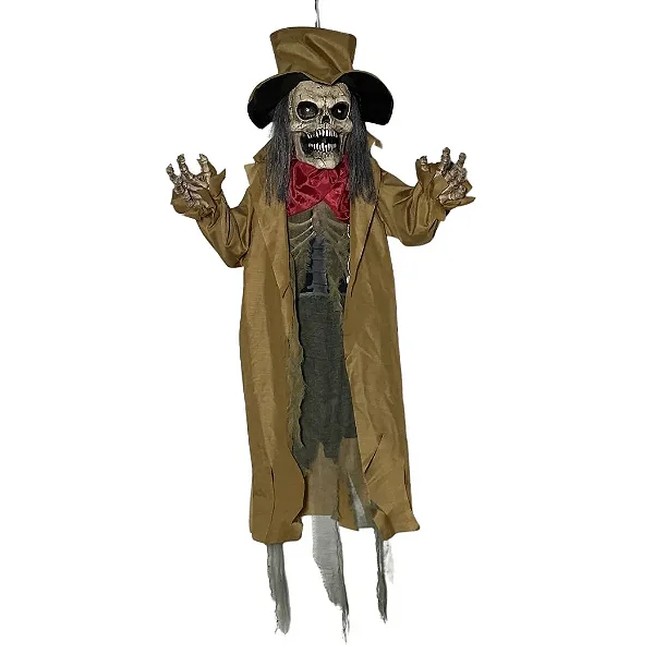 Assombração Pendurado com Movimento 120x70x12cm – Decoração de Halloween