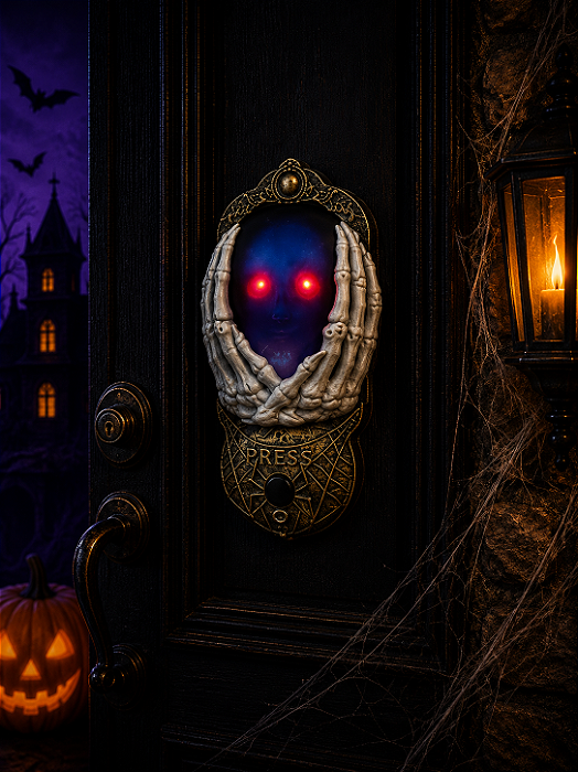 Campainha Olhos do Terror com Som e Luz
