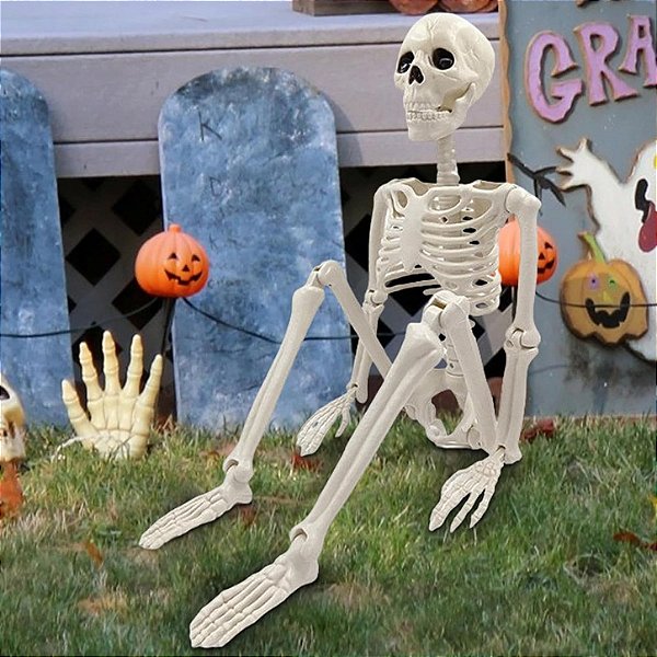 Esqueleto Articulado Halloween – 53cm