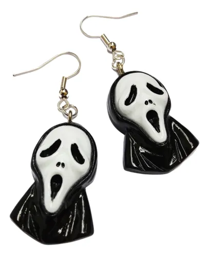 Brinco Pânico Halloween – Par | Acessório Temático para Fantasias