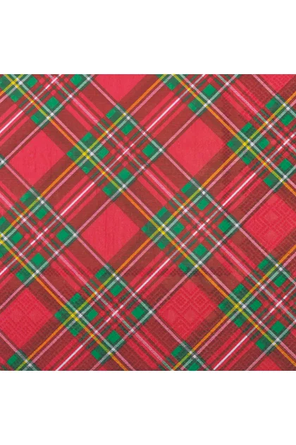 Guardanapo de Papel Natalino 33x33cm – Pacote com 20 Unidades