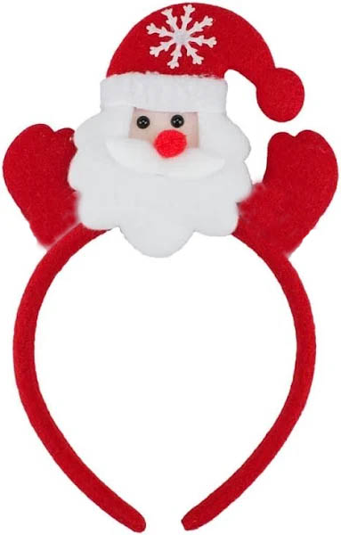 Tiara Enfeite Papai Noel – Acessório Natalino Divertido