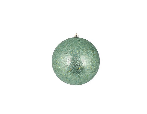 Bola de Natal Verde Menta 8cm – Enfeite Decorativo para Árvore
