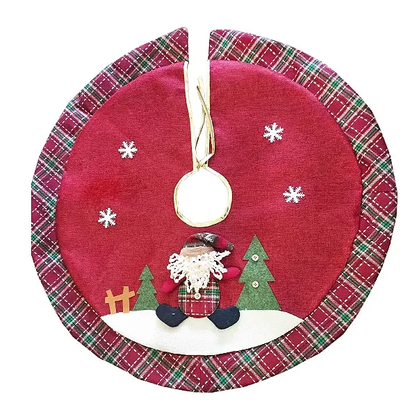 Saia para Árvore de Natal 70cm em Poliéster