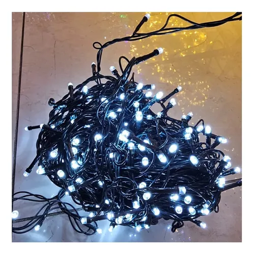 Pisca Pisca Natalino 100 LEDs – 8 Metros – Branco Quente/Frio – 127V