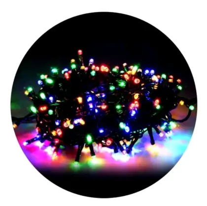 Pisca-Pisca 100 LEDs Colorido – 8 Funções – 220V