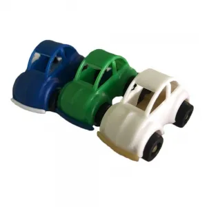 Carrinho de Plástico Colorido Fusca – Kit com 10 Unidades