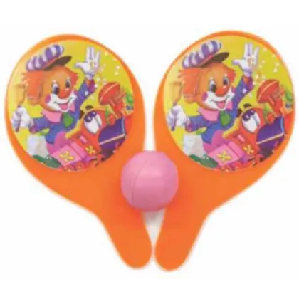 Kit com 2 Mini Raquetes de Mesa + Bolinha – Brinquedo Infantil