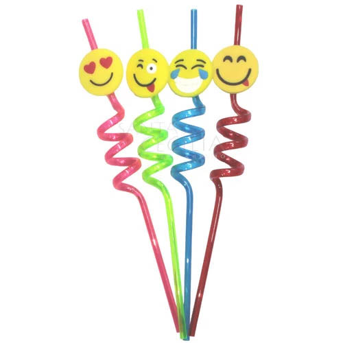 Canudo Espiral Rígido para Drinks – 4 Unidades