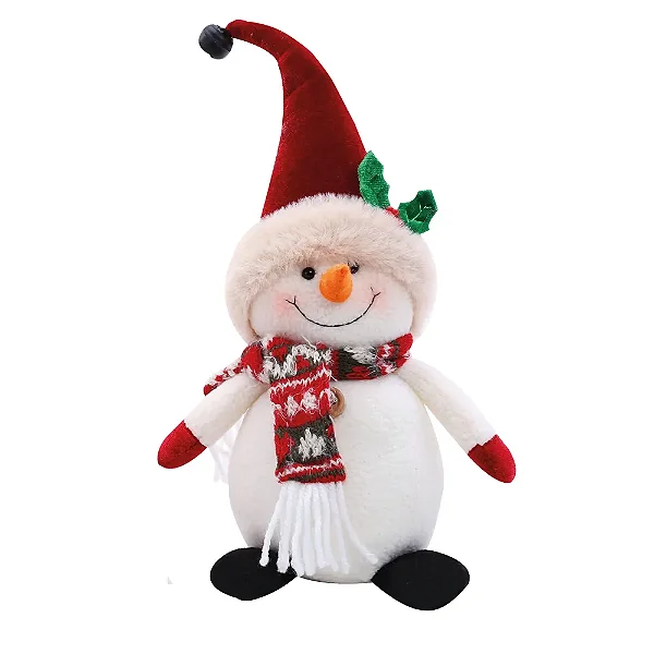 Boneco de Neve Decorativo Colorido – 30 cm