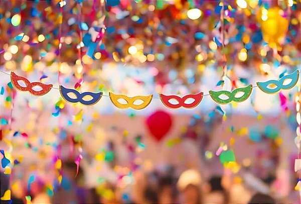 Faixa Decorativa Carnaval Colorida – 2 Metros