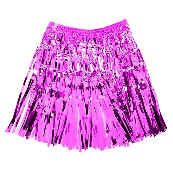 Saia Havaiana Metalizada Pink – 40cm