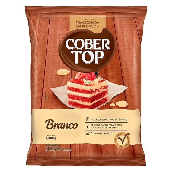 Bel Cobertop Gotas Chocolate Branco – 1,01kg